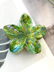 1 Stück/3 Stücke/6 Stücke Blume Muster Lässig ABS Kunststoff (ABS Harz) 2025 Neue Ditsy Blumen Elektroplattierte Haarklammern, geeignet für Strand, Reise, Party, Urlaub, Schulanfang, süße Frisur Accessoires Haaraccessoires Herbst Accessoires Herbst Haarklammern Flora Haarspange Blumenclip Winter