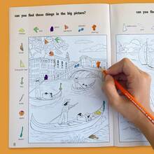 Sách tranh tìm đồ vật ẩn, sách rèn luyện khả năng tư duy cho trẻ mầm non, sách học tập dạng trò chơi ghép hình. - Nhiều màu - Xem 11