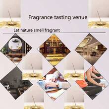 20/50 Lemongrass Incense Sticks, 8.66 Inches - Long Lasting, Natural Wooden Scent, Suitable For Home, Hotel, Party, Travel - Ideal For Yoga & Meditation, Travel Friendly, Meditation Aid | Vanilla Scent | Wooden Incense - Lemongrass - View 6