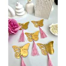 Miroirs en forme de papillon, cadeaux de bienvenue, cadeaux pour le 15e anniversaire, cadeaux pour le 16e anniversaire, cadeaux de mariage, cadeaux pour les demoiselles d'honneur, faveurs de fête - Multicolore - Voir 5