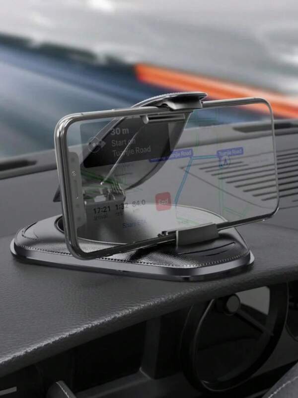 1Pc Dashboard Car Phone Holder – Extra-Strong Suction Cup, 360° Rotating Ball Joint, One-Touch Release & Auto-Grip Design – Shockproof, Drop-Proof, AR Navigation Ready – Fits All Smartphones ,Car Navigation Bracket