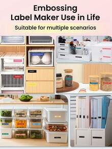 Phomemo E975 Embossed Label Maker, Vintage Embossed Portable Label Printer, Mini Embossed Label Maker (Includes 3 Rolls/6 Rolls Label Tapes), Suitable For Home, Office, Crafts And DIY, Gift Labels, 3D Label Maker (Clear And Readable Text), Mini Portable Label Maker (Label Tapes Have Waterproof, Wear-Resistant, Heat-Resistant, Oil-Resistant And Fade-Resistant Properties), Christmas Gift, Halloween Gift