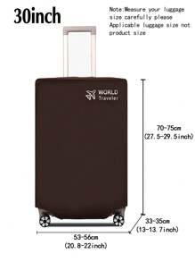 1 件行李箱罩无纺布旅行箱保护套行李防尘罩适用于 20-30 英寸拉杆箱防水行李箱保护套旅行配件 - 彩色 - 查看 31