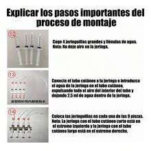 1 pieza de modelo de madera de jeringa de juguete de brazo de excavadora hidráulica, que es bueno para entrenar el pensamiento práctico de los niños, comprender la estructura mecánica y aprender la transmisión hidráulica. - Caqui - Ver 5