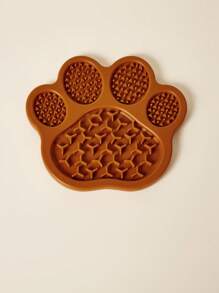 PETSIN Pet Bowl, Silicone Pet Bowl, Pet Slow Feeder Mat, Pet Licking Mat, Dog Bowl Cat Bowl, Dog Food Bowl, Cartoon Pet Bowl, Pet Water Bowl, 2 In 1 Pet Bowl