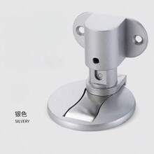 1 pieza Tope de puerta de acero inoxidable sin taladro, tope de puerta magnético antichoque fuerte, tope de puerta de piso de baño invisible, tope de puerta de mueble