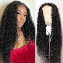 5x5 即戴即用免胶假发,200% 高密度,13*6/13*4 蕾丝前假发,30 英寸杰瑞卷全蕾丝前假发,预拔毛高清透明杰瑞卷蕾丝前假发,混合发质,预拔毛深波浪混合发蕾丝前假发,适合女性,34 英寸 - 自然色&黑色系 - 查看 7