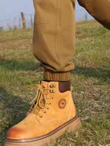 CAMEL CROWN Men's Thermal Lined Warm Sweatpants, Elastic Cuffs, Water-Resistant Casual Pants, Autumn/Winter - Reef Brown - View 3