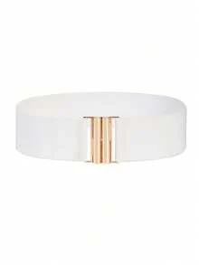Cuiwrgrs 3pcs/1pc Women's Elastic Waist Belt, Decorative Dress Belt, Stretchy Wide Waist Band, Minimalist & Versatile - 多色款二 - 查看 13