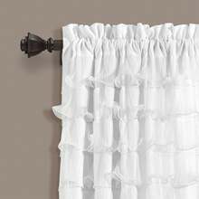 Lush Decor Avery Window Curtain Panels White 54x63+2 Set Halloween-Fall Decor-Room Decor - 白色 - 查看 3