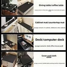 1pc Eye-Protecting Leather Desk Mat, Office Desk Pad, Large Mouse Pad, Laptop Desk Mat, Manicure Desk Mat, Coffee Table Mat, Vanity Table Mat, Super Large Tablecloth, Waterproof, Oil-Proof, Stain-Resistant, Wear-Resistant, Washable Home Dining Table Mat, Suitable For Various Tabletops, Large Dining Table Mat And Small Desk Mat, Fashionable Design, Perfect For Home Decor And Holiday Gifts, Kitchen Counter Mat