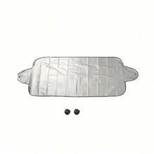 1 件万圣节和圣诞节汽车防尘罩、汽车遮阳罩、冬季汽车保护罩、防紫外线车布 - 彩色 - 查看 8