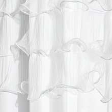 Lush Decor Avery Window Curtain Panels White 54x63+2 Set Halloween-Fall Decor-Room Decor - 白色 - 查看 4