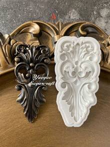 Vintage Relief Silicone Mold Resin Mold DIY - Light Grey - View 12