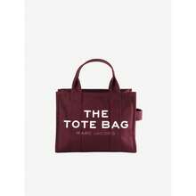 Marc Jacobs - Women Small Tote Bag Handbag Shoulder Bag Crossbody Tote Bag Square Bag Shopping Bag Embroidered Canvas Bag Mini Cute Adjustable Shoulder Strap Bag Gift For Women Daily Use Back To School New Fall Styles M0016493-510 Christmas Gift Bolsas Bolsos - 510 深梅色 - 查看 1