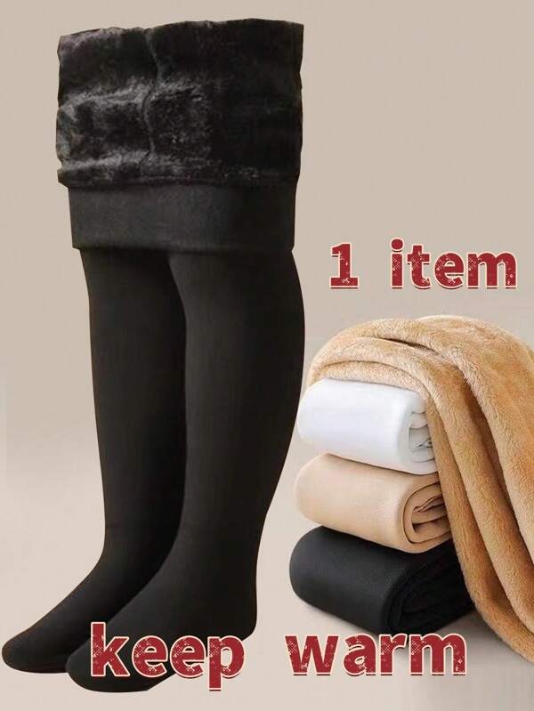 1 peça de meia-calça infantil para dança, anti-pilling, espessada, branca, legging profissional para prática de dança para meninas, calça justa quente e confortável