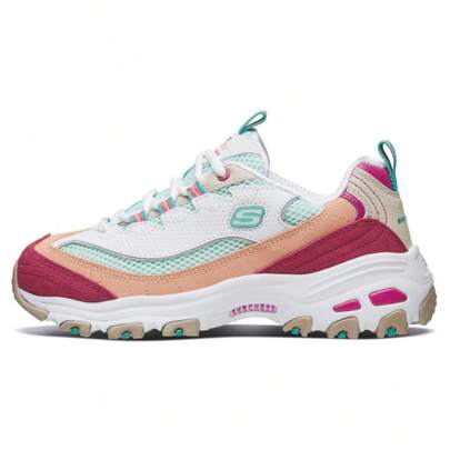 Skechers 女鞋新款奶茶熊輕便緩震透氣熊貓老爹鞋