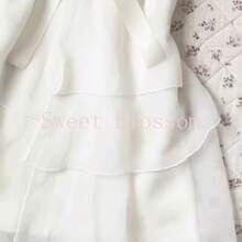 Y2k Kawaii White Ruffle Sweet Blouse Women Japanese Fashion Fairy Bow Sleeveless Tops New Harajuku Elegant Slim Summer Shirts - 最高額 - 查看 6