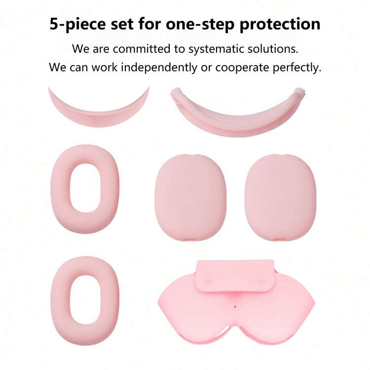 Estuche inteligente de silicona para almacenamiento con AirpodsMax, funda protectora para auriculares con cierre magnético a prueba de polvo, bolsa de transporte y almacenamiento portátil compatible con AirPod Max - Multicolor - Añade 12