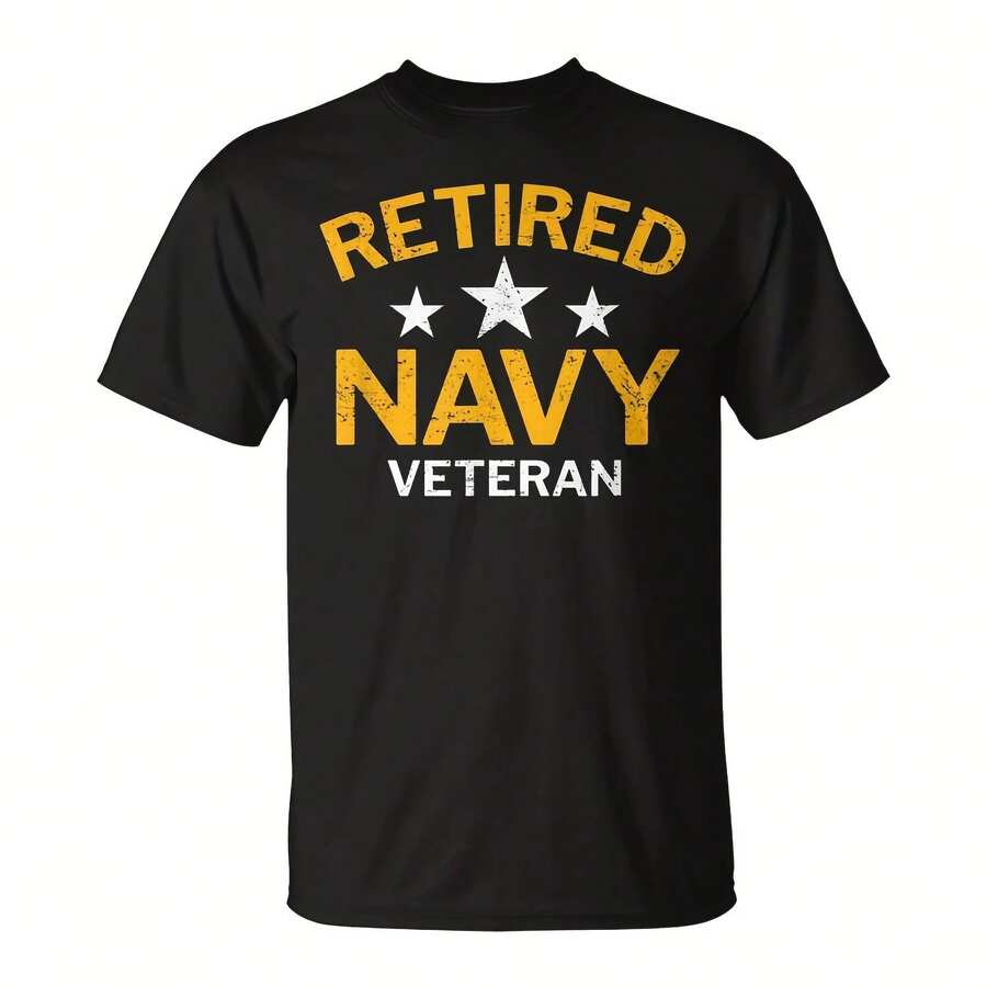 United States Navy Retired Di Vintage T-Shirt - 黑色2 - 查看 1