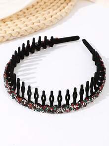 水钻装饰头带派对、发带、发箍、锯齿形头带头带