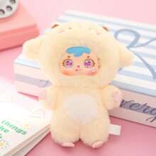 1个随机大眼毛绒动物摆件，家居装饰可爱宠物系列 | 可爱动物摆件 | 设计精美，适合生日、收藏、惊喜礼物、情人节、圣诞节和节日礼物。硬质ABS材质面部，非毛绒填充。 - 彩色 - 查看 10