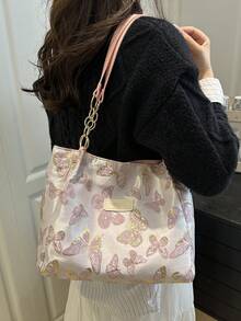 Bolso Mensajero Casual Vintage, Maletín Cruzado Estilo Workwear para Hombres - Rosa - Ver 4