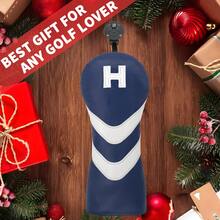 ​​Durable Golf Club Head Covers For Hybrid, Driver, Fairway Wood & Putter - Multi-Function Golf Accessories - Blue - View 8