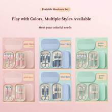 Manicure Set, Women's Grooming Set, Pedicure Set, Nail Clippers, Professional Grooming Set, Manicure Tool Gift Set With Travel Storage Box, Suitable For Men And Women, Can Be Gifted To Friends Or Parents - Multicolor - View 6