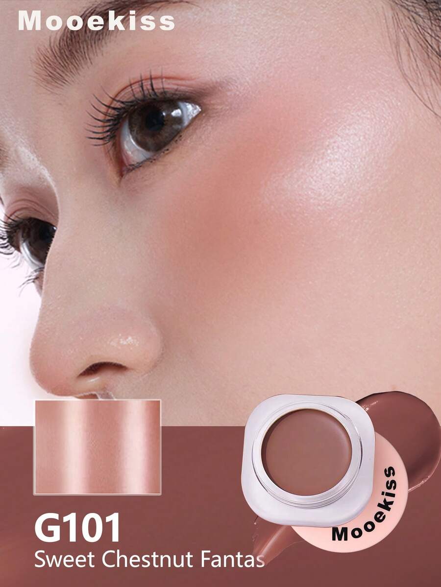 Mooekiss Crema de Rubor Multicolor Romántica (G101), Regalo Perfecto Para la Novia - G101 - Ver 1