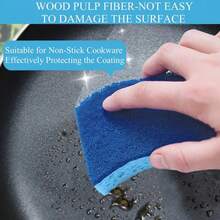 2/6 piezas Esponja de limpieza multiusos, Almohadilla de fregado de doble cara para limpieza del hogar, Esponja para lavar platos, Esponja de cocina de alta calidad, Esponja resistente y sin rayar, Super absorbente, Suministros de limpieza, Herramientas de limpieza, Limpieza del hogar, Limpieza de cocina, Limpieza de fiestas