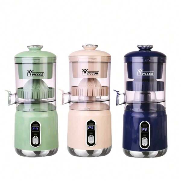 Espremedor Elétrico Laranja Limão Frutas USB Recarregável 850ml Fazer Sucos Portátil