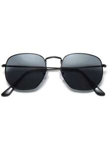 Retro Metal Round Frame Fashion Eyeglasses, Slimming Street Style