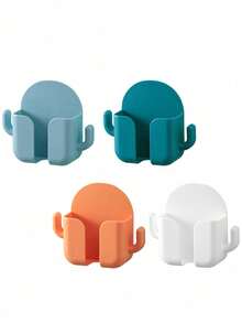 1 件/4 件粘性手机支架床头桌安装支架收纳器线缆收纳器 - 彩色 - 查看 4