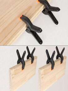 10件套重型钳子，木工工具，家用手动夹具，弹簧夹，强力固定夹，便携式工具 - 黑色 - 查看 2