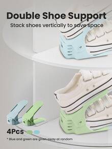 Drehbarer Schuhregal 360° drehbares Display weißer Lazy Susan-Organizer Shoe Rack, Karussell für Hüte und Handtaschen, inkl. 4 doppellagigen Schuhregalen