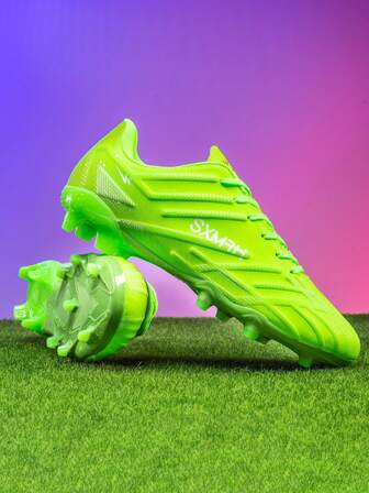 STARNOVO Unisex New Low-Top Lace-Up Football Shoes, Long Studs Outdoor Soccer Shoes For Grass, Suitable For Daily Football Matches And Training, Suitable For All Seasons, Women's Football Shoes