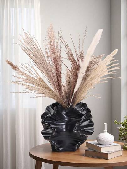 Moderne Minimalist Creative Resin Vase ation, Living Room Foyer TV Cabinet, Office Desktop Home Vase, Verlichting Luxe High End Artistic Flower Pot, Wabi Sabi Tea Tafel Cabinet ation Glass view 2