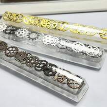 1 szt. Przezroczysta metalowa nakładka na klawisze Space Key o szerokości 6,25U, personalizowana, ręcznie robiona, pojedyncza nakładka na klawisz z żywicy w stylu punk