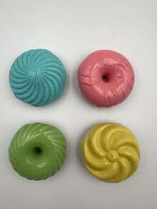 مجموعة 4 قطع من معطر صندوق قطط - يزيل الروائح الكريهة، ينعش الهواء، يترك رائحة منعشة طويلة الأمد في سرير القطط وصندوق الرمل، يهدئ رائحة القطط الحساسة، يخلق بيئة نظيفة وصحية (ألوان عشوائية) - متعدد الألوان - مشاهدة 7