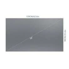 YJMOYE YJMOYE 72/100 Zoll Projektionsleinwand, tragbarer Lichtschutz 16:9 3D 4K Projektionsvorhang für LCD Kino Filme Video Heimprojektor, einfache Installation