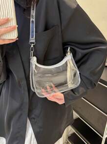 透明单肩包，音乐会认证透明包，男女通用运动赛事 PVC 手提包