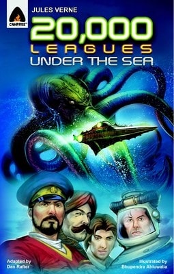 Pre-Owned 20,000 Leagues Under The Sea: The Graphic Novel (Paperback) By Jules Verne, Dan Rafter
