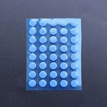 40 件防滑鼠标脚垫 - 适用于鼠标和非鼠标（黑色/白色/蓝色），减少摩擦，办公室，游戏，图形设计 - 高品质滑动配件，点状设计，耐用粘合剂，电脑游戏玩家必备 - 彩色 - 查看 9
