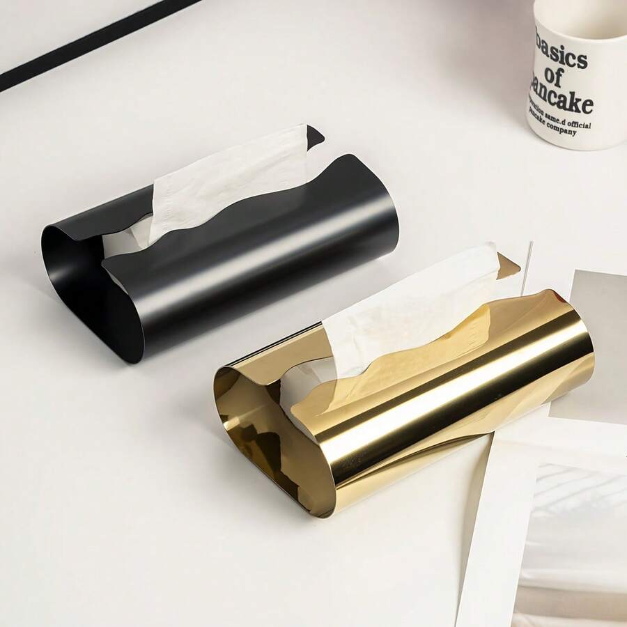 1 Piece Simple Tissue Box Tissue Rack Napkin Drawer Box Home Table Decoration Suitable For Coffee Shop Tissue Storage Box Hotel Tissue Dispenser