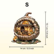 Acorn Mouse - Wooden Puzzle, Asymmetrical Animal Shaped Wooden Jigsaw Puzzle Toy, Unique Party Game Gift, Decorative Art Painting, Tabletop Magic Puzzle, Unique Children's Educational Puzzle, Holiday Gift, Suitable For Kids, Christmas Gift, Back To School Gift, Birthday Gift