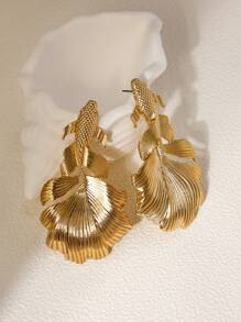 1 Pair Red Wedding Dress Ruffle Design Resin Goldfish Earrings - Betta Fish Earrings - View 23