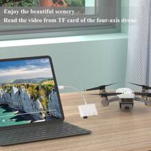 1 pieza Adaptador lector de tarjetas SD/TF/USB 3 en 1 compatible con la serie /Serie, compatible para I 16 Pro Max/16 Pro/ 16 Plus/ 16, 15/14/13/12X XS/ XR/8/7/6, S25/S24/ S23/s22/Si21/si20 Ultra Plus, Serie - Blanco - Ver 5