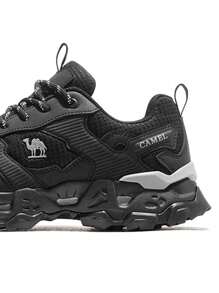 CAMEL CROWN 女士户外徒步鞋，休闲透气防滑耐穿徒步运动鞋 - 黑色 - 查看 2