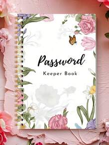 1 Stück einfaches Passwortbuch, minimalistischer 52-seitiger fortschrittlicher Adress- und Passwort-Manager mit schnellem Zugriff auf Websites, Benutzernamen und Passwort-Speicherung, perfekt für Zuhause, Büro, Internet, Computer-Logins, Schul- und Bürobedarf, Büroaccessoires, Halloween- und Weihnachtsgeschenke